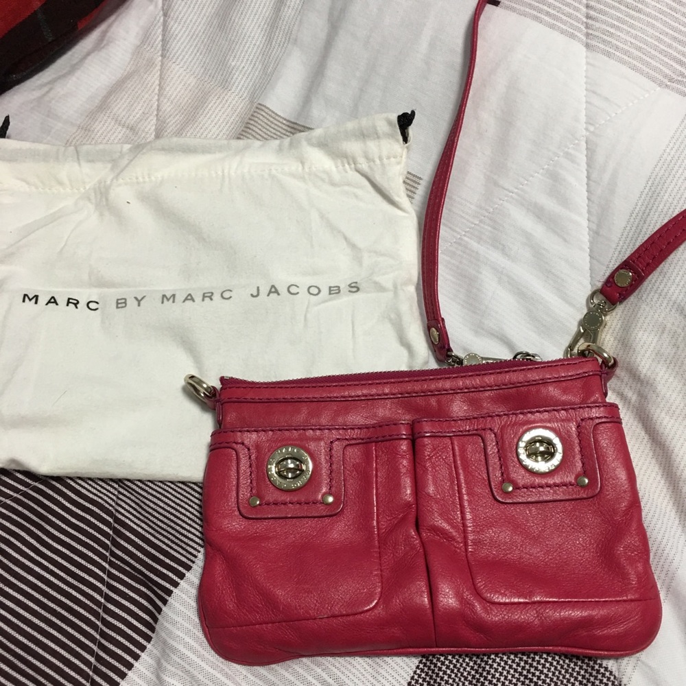 Marc by Marc Jacobs Percy Pink Turnlock Crossbody